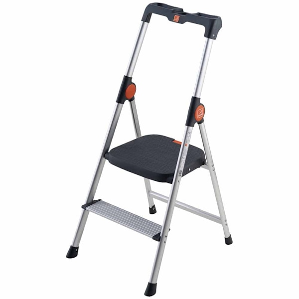 Gierre Alumiiniset Tikkaat B222 2 Escalones Musta