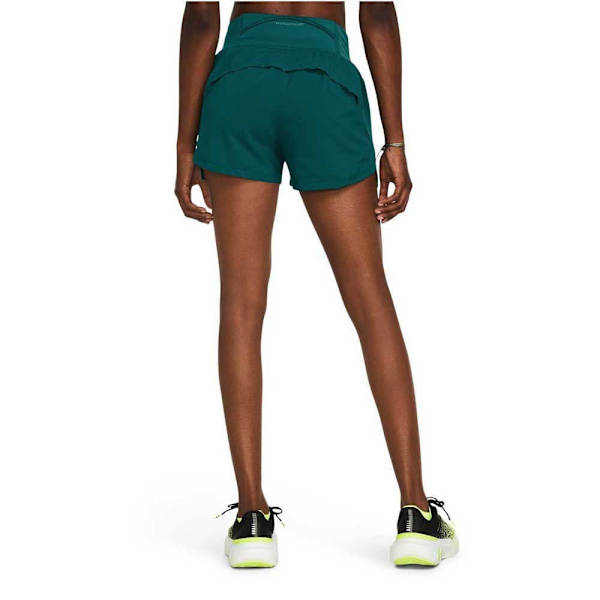 Under Armour Shorts Run Stamina 3 Grönt L Kvinna