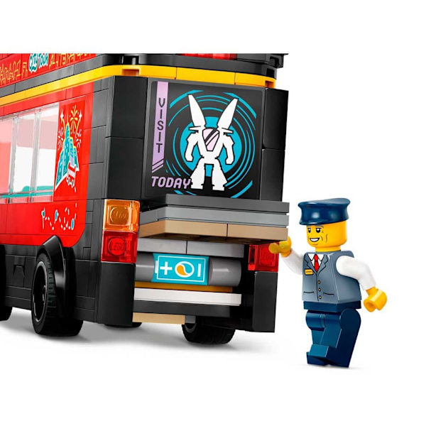 Lego Red Double Decker Tourist Bus Byggespil