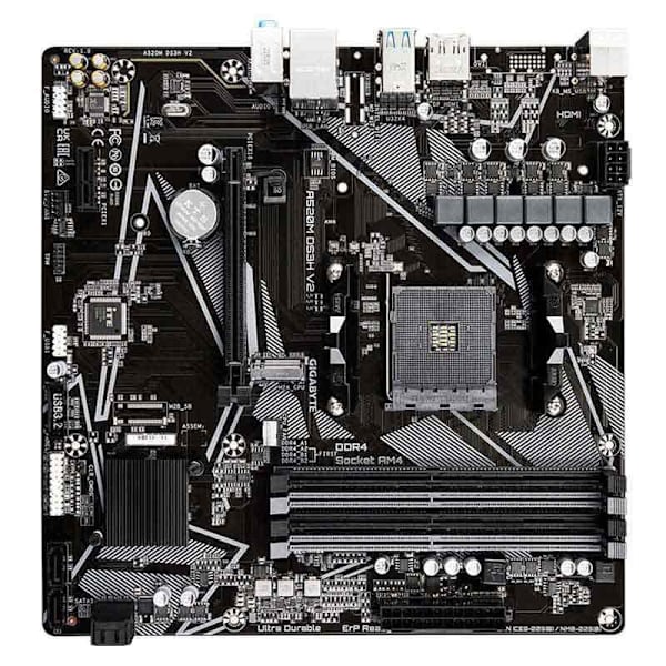 Gigabyte Bundkort A520m Ds3h V2 Sort