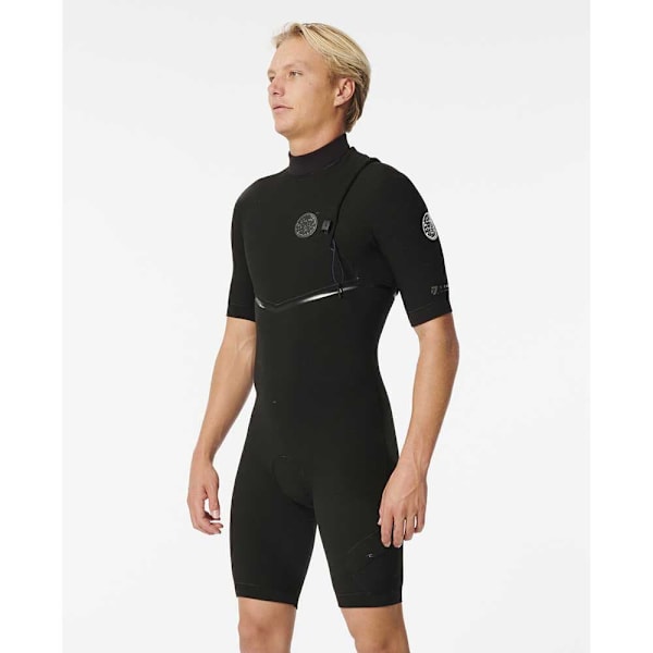 Rip Curl Shorty Med Lynlås Bagpå E Bomb 2/2 Mm Spring Sort L