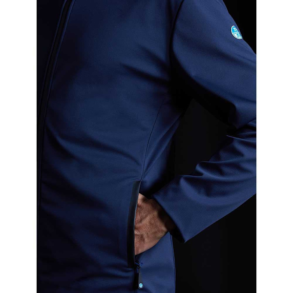 North Sails Performance Jakke Race Soft Shell+ Blå M Mand