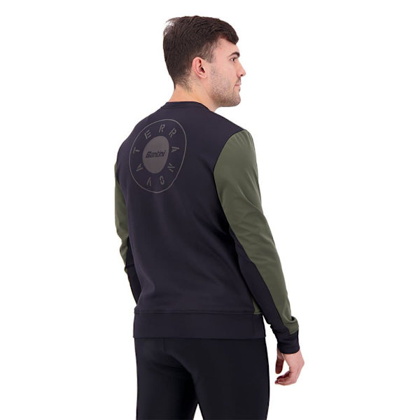Santini Wind Block Sweatshirt Grøn S Mand