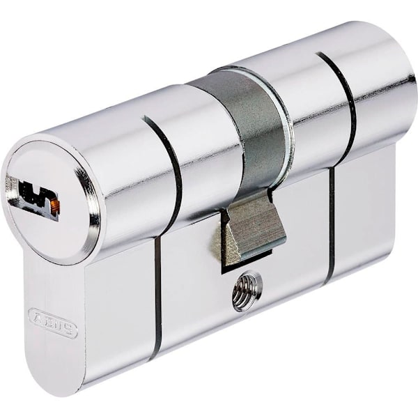 Abus Profil Cylinder Med D66 N 35+35 Mm 5 Nycklar Silver