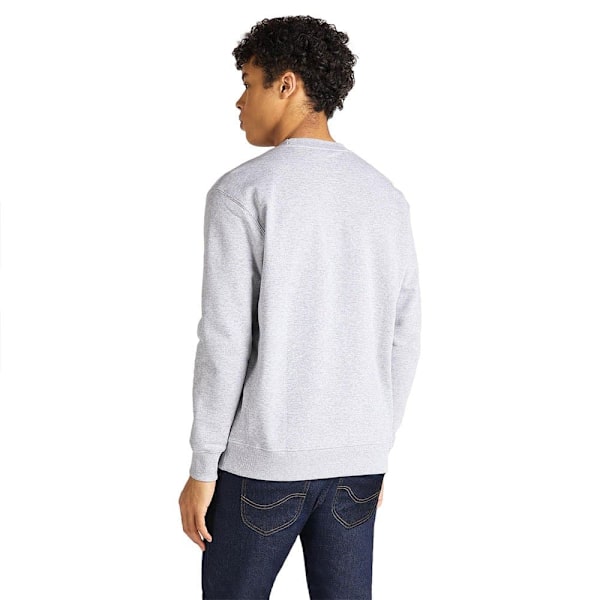 Lee Sweatshirt Plain Crew Grå M / Regular Mand