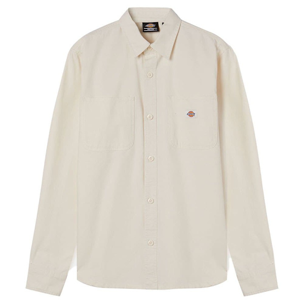 Dickies Lang ærmet Skjorte Duck Canvas Hvid S Mand