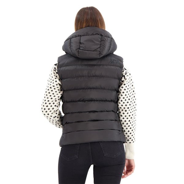 Superdry Dunväst Fuji Padded Svart 2XS Kvinna