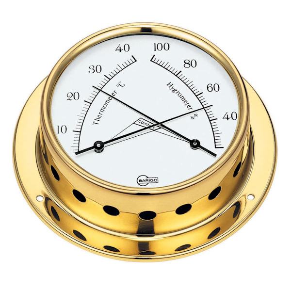 Barigo Messing Termo Hygrometer Tempo 85  110 x 32 mm