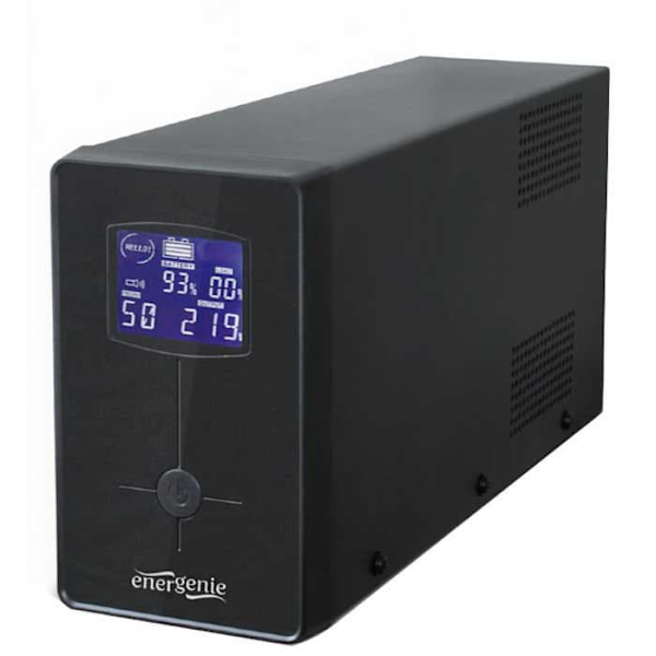 Gembird Ups Lcd 850va Transparent Sort
