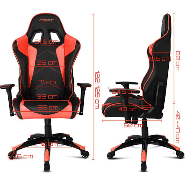 Drift Spelstol Dr300 Svart