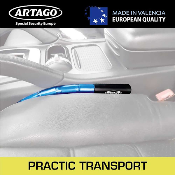 Artago Kædelås 582/b Steering Wheel/seat Transparent 80 cm