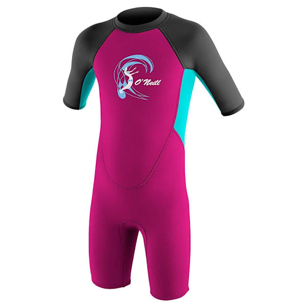 O´neill Wetsuits Ryg Zip Suit Junior Reactor Spring 2 Mm Rosa 1
