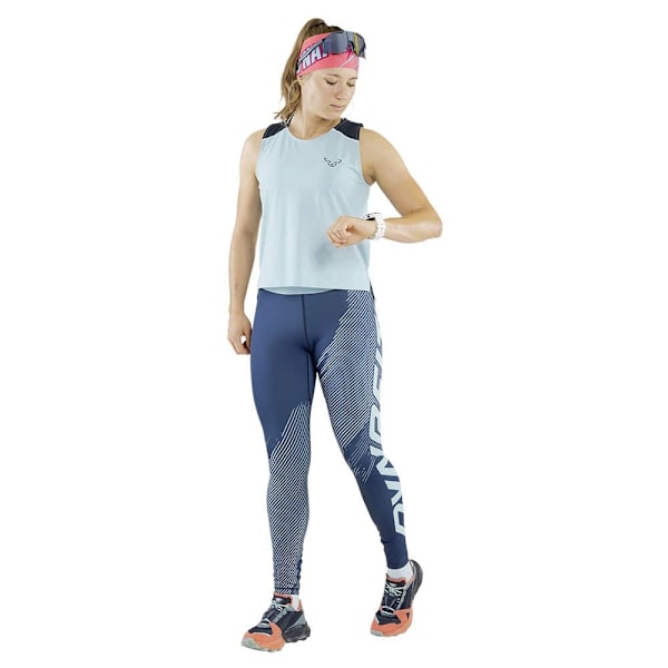 Dynafit Sky Crop ærmeløs T-shirt Blå XL Kvinde