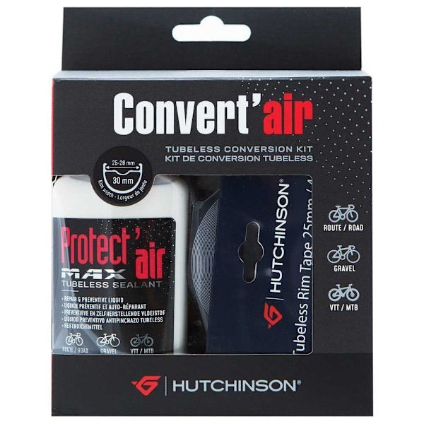 Hutchinson Konverteringskit Tubeless 30 Mm Svart