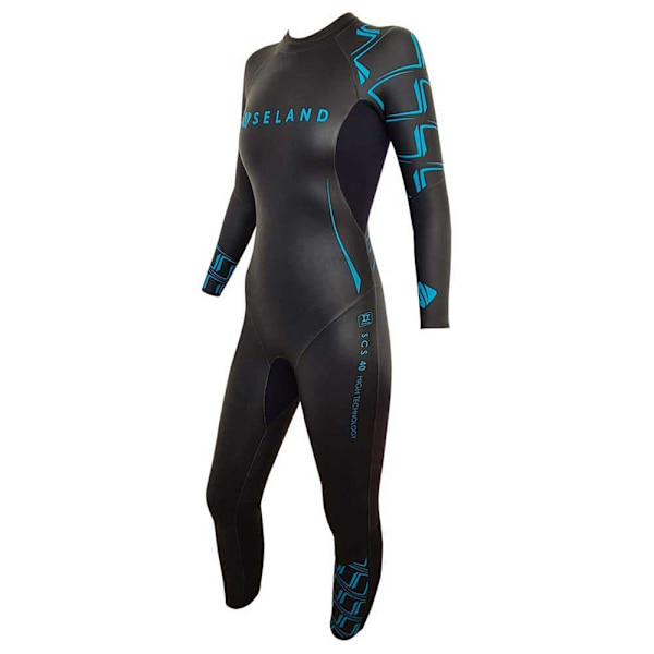 Seland Langærmet Neopren Våddragt H.q. S-40 Triathlon Woman Sort XS