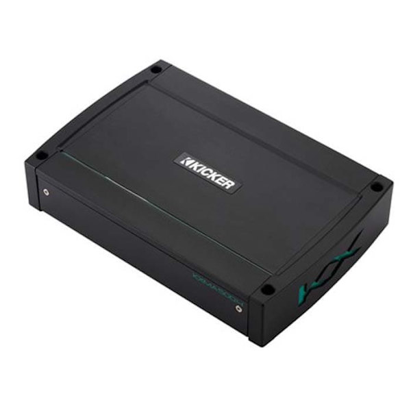 Kicker Class D Full Range 500w Forstærker Sort