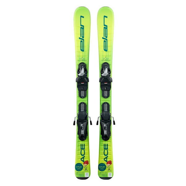 Elan Jett Jr Shift + El 4.5 Gw Ca Jrs Blk [i] Alpint Skidpaket För Juniorer Gul 90