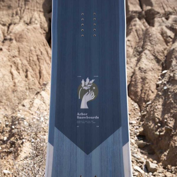 Arbor Kvinna Snowboard Ethos Rocker Blå 147