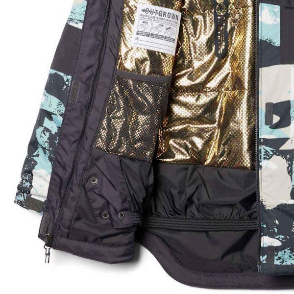 Columbia Regnjacka Med Full Dragkedja Mighty Mogul™ Ii Blå XL Pojke