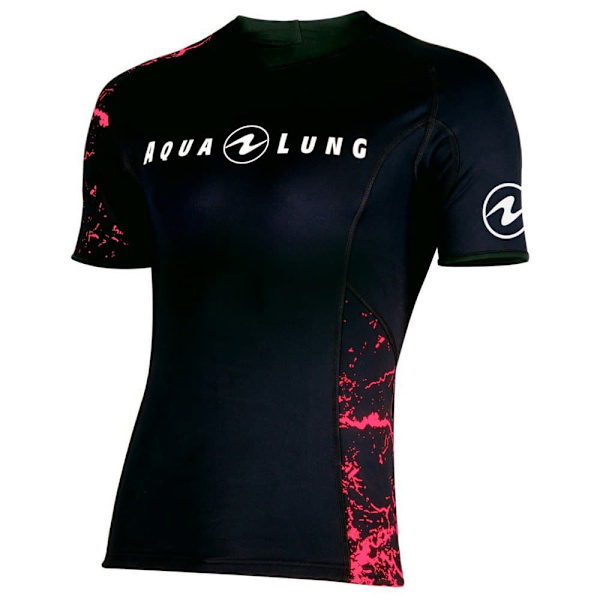 Aqualung Lyhythihainen Nainen Top Ceramiqskin Musta 2XL