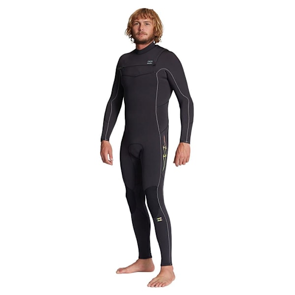 Billabong Langærmet Neoprendragt Med Brystlynlås 302 Absolute Sort L