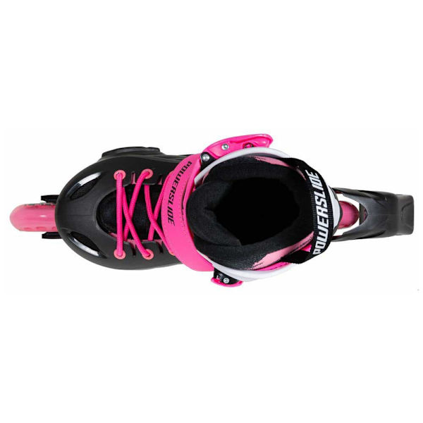 Powerslide Linjassa Luistimet Khaan Sqd Musta,Pinkki EU 27-30