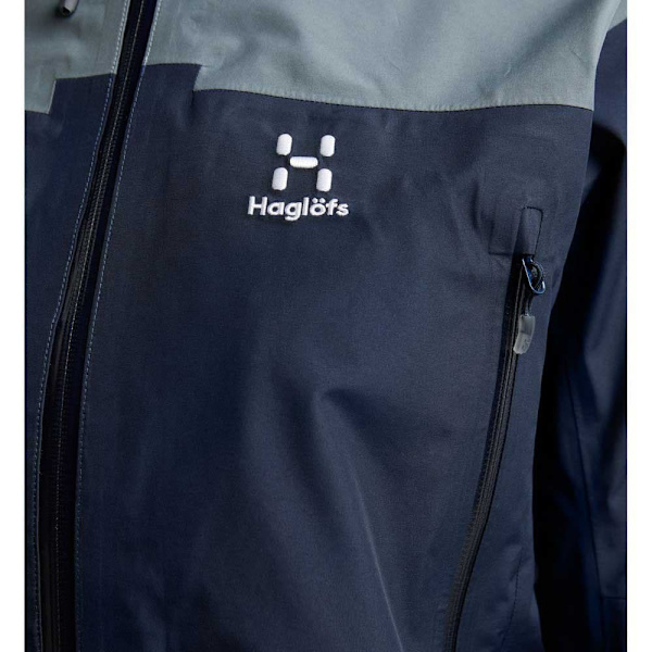 Haglofs Jacka Roc Flash Goretex Blå S Kvinna