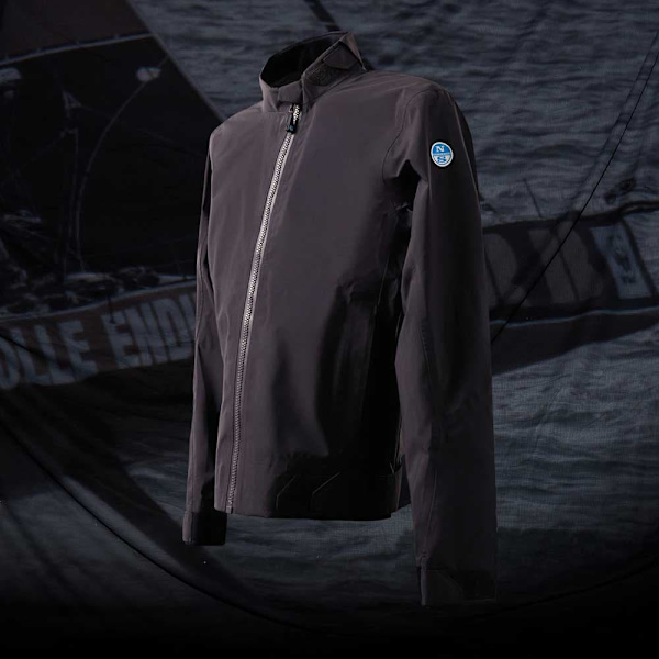 North Sails Performance Jakke Inshore Race Hybrid Sort L Mand