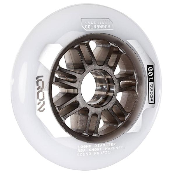Iqon Skridskor Hjul Access 100 85a 3 Enheter Silver 100 mm