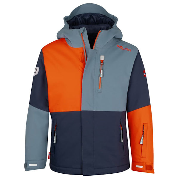 Trollkids Hallingdal Jacka Orange 152 cm Pojke