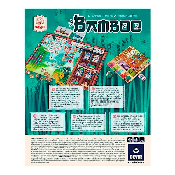 Devir Iberia (maj-juni) Brädspel Bamboo Flerfärgad