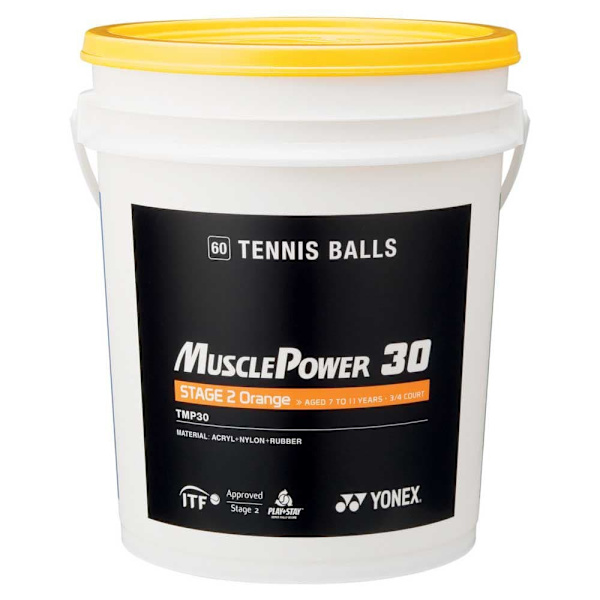 Yonex Tennis Pallot Muscle Power 30 Keltainen 60 Balls