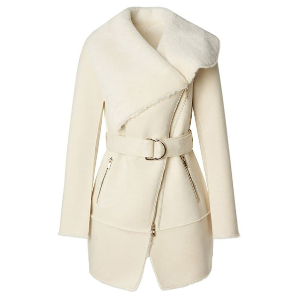 Salsa Jeans Shearling Kappa Vit S Kvinna