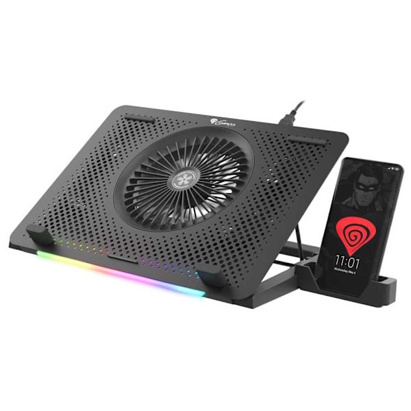Genesis Kylbas För Bärbar Dator Oxid 450 Rgb 15.6´´ Svart