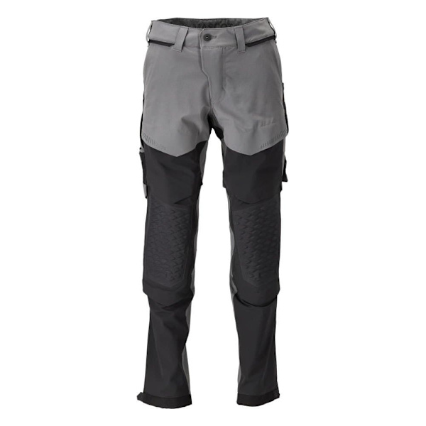 Mascot Stora Byxor Med Knäskyddsfickor Customized 22279 Grå 43 / 32
