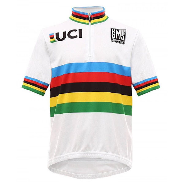 Santini Jersey Uci World Champion Flerfärgad 5 Years Pojke