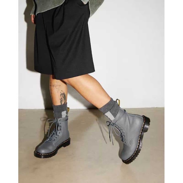 Dr Martens 1460 Pascal Støvler Grå EU 37 Kvinde