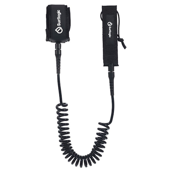 Surflogic Snor Sup Coil Ankle 10´ Sort 8mm