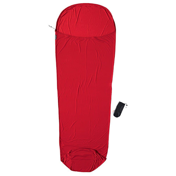 Cocoon Sänglakan Thermolite Radiator Mummy Liner Röd 220 x 80-60 cm