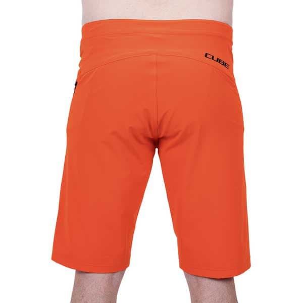 Cube Baggy Shorts Vertex Lightweight Orange M Mand