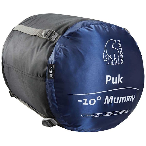 Nordisk Sovsäck Puk-10ºc Gul,Blå Extra Long / Left Zipper