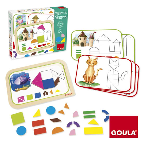 Goula Magneettiset Muodot Monivärinen 3-6 Years