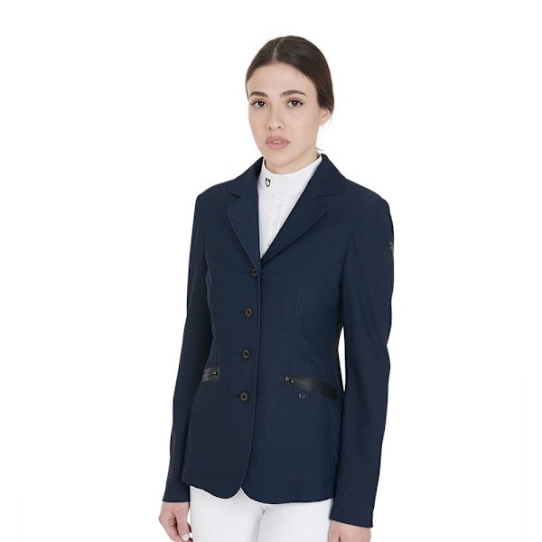 Equestro Perforated Jacka Blå L