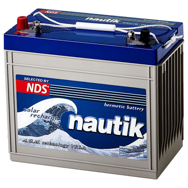 Nds Lithium Batteri Agm Nautik 140ah/12v Hvid,Blå