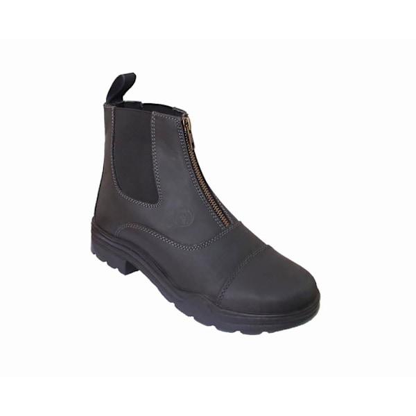 T.de.t Leoni Oil Coated Leather Ridstövlar Svart EU 38