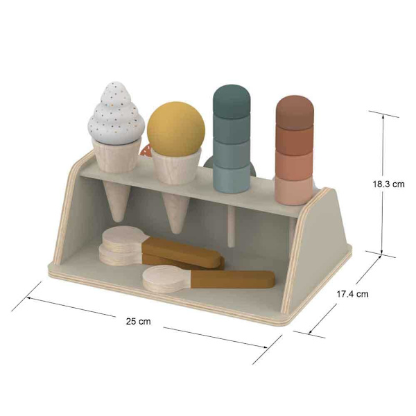 Flexa Jäätelösetti Beige
