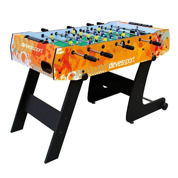 Devessport Hopfällbart Bord Fotbollsbord Brun