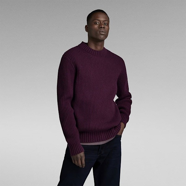 G-star Besætning Hals Sweater Essential R Lilla M Mand