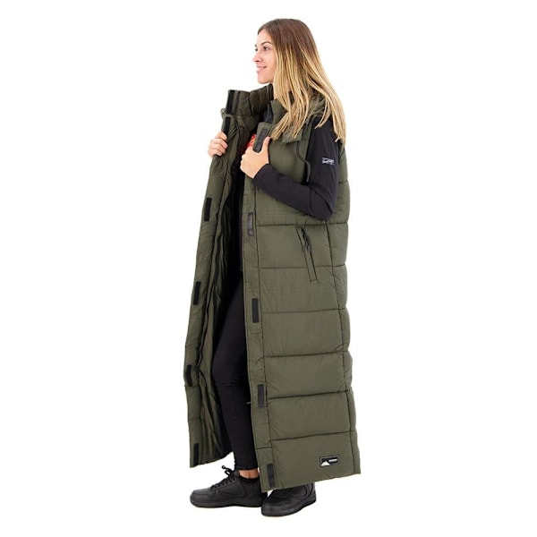 Superdry Dunväst Ripstop Longline Grönt XS Kvinna