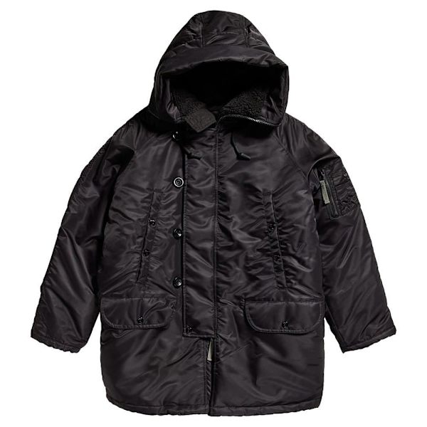 G-star Parka Af Sort M Kvinde